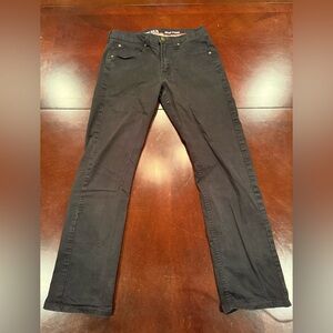 Wrangler Black Straight Leg Jeans Smooth Finish